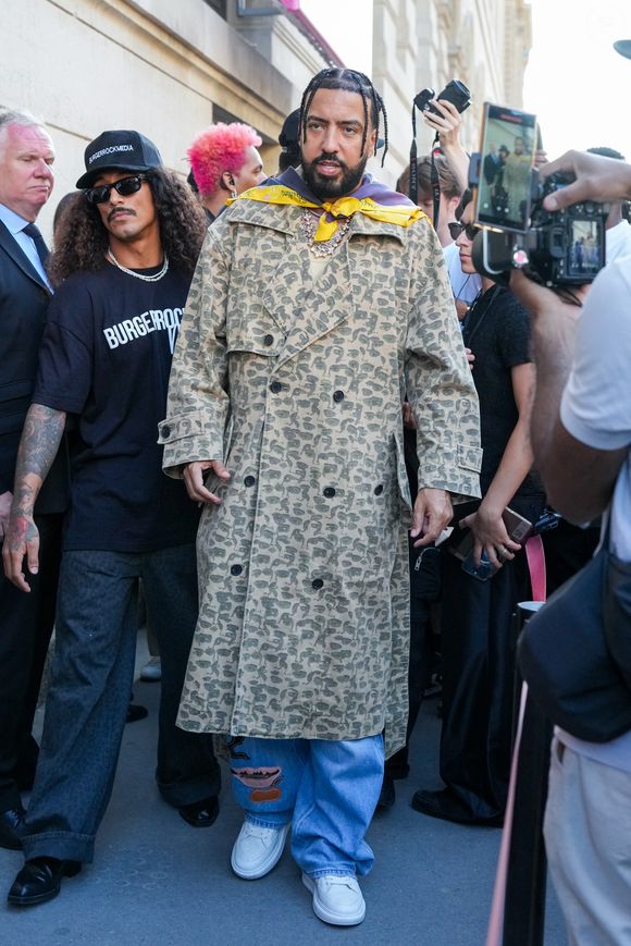 Le rappeur French Montana lors de la Fashion week de Paris le 28 juin 2025. © Lucia Sabatelli/Bestimage