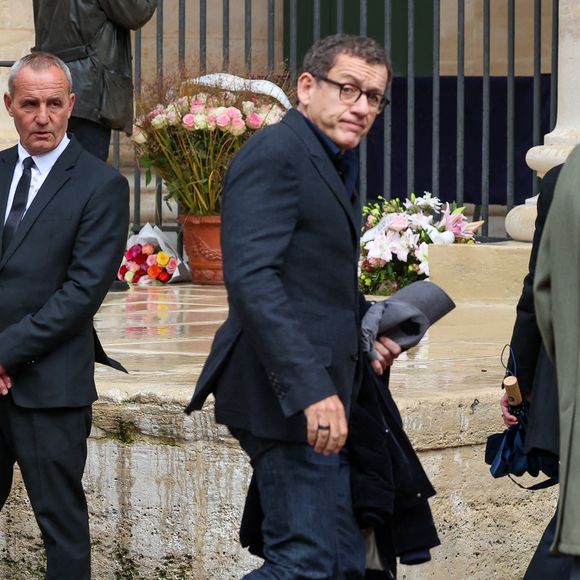 Dany Boon, Patrice Leconte - Obsèques de Michel Blanc en l'église Saint-Eustache à Paris, le 10 octobre 2024. 
© Moreau / Jacovides / Bestimage