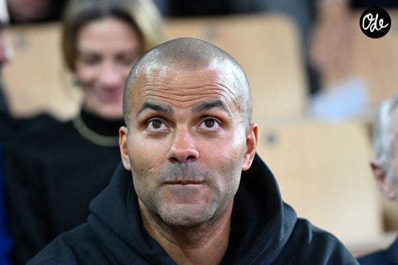 Tony PARKER, président de l'Asvel, lors du match de l'Euroligue Turkish Airlines opposant Monaco à Lyon le 21 novembre 2024 à la Salle Gaston Médecin, à Monte-Carlo, en France. Photo de Pascal Della Zuana /Icon Sport/ABACAPRESS.COM