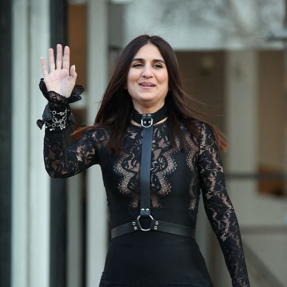 Geraldine Nakache est arrivée au défilé Paco Rabanne Womenswear Fall Winter 2023-2024 dans le cadre de la semaine de la mode de Paris le 01 mars 2023 à Paris, France. Photo by Nasser Berzane/ABACAPRESS.COM