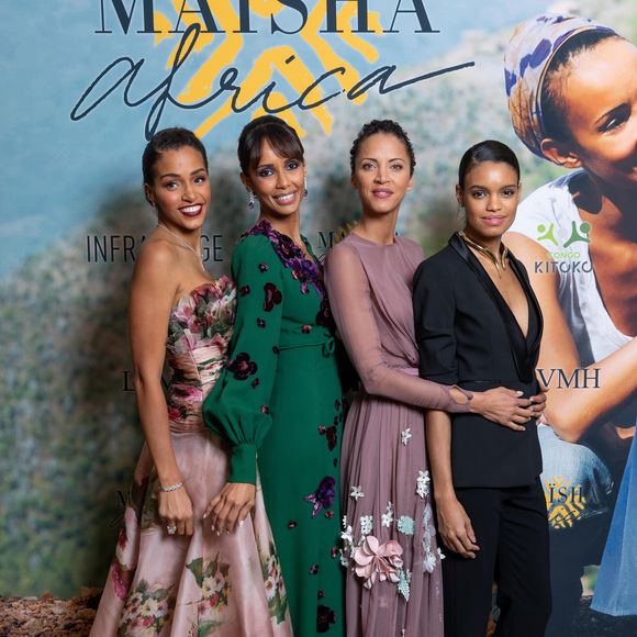 Exclusif -  Cindy Descalzi-Pereira (Présidente de la Fondation Congo Kitoko et marraine de Maïsha Africa), Sonia Rolland (Présidente de Maïsha Africa), Noémie Lenoir, Anaïs Monory - Dîner de gala au profit de l'association "Maïsha Africa" de Sonia Rolland, qui vient en aide aux enfants du Rwanda, au Pavillon Gabriel, à Paris, France, le 17 décembre 2018 © Gorassini-Moreau/Bestimage