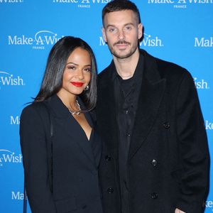 Christina Milian et son mari M. Pokora assistent au photocall " Make a Wish Gala " à Paris, France, le 25 novembre 2024 à Paris, France. Photo Jerome Dominé/ABACAPRESS.COM