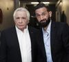 Exclusif - Michel Sardou, Cyril Hanouna sur le plateau de l'émission Touche pas à mon poste (TPMP) présentée en direct par C.Hanouna et diffusée sur C8 le 29 août 2022.

© Jack Tribeca / Bestimage