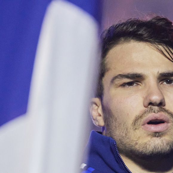 Antoine Dupont lors du lancement du Tournoi des Six Nations (Rugby) opposant la France au Pays de Galles (43-0), au Stade de France, à Saint-Denis, Seine Saint-Denis, France, le 31 janvier 2025. © Cyril Moreau/Bestimage