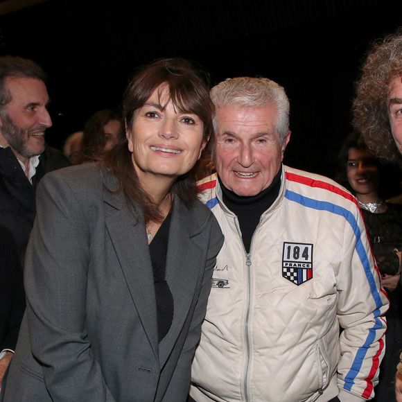 Exclusif - Valérie Perrin-Lelouch et son mari Claude Lelouch - Personnalités au spectacle "Claude Lelouch - Le ciné Spectacle Symphonique", pour célébrer ses 60 ans de metteur en scène et ses 50 films, à la Salle Pleyel à Paris. Le 15 novembre 2023 © Bertrand Rindoff / Bestimage