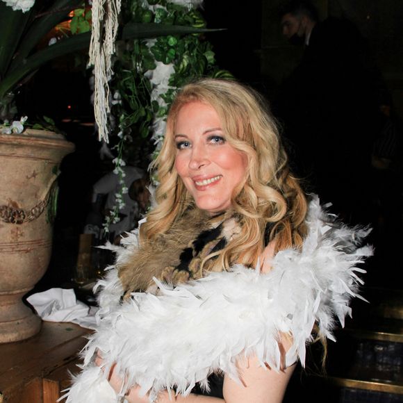 Loana Petrucciani lors d'un dîner à l'hôtel B-Montmartre à Paris, suivi d'une soirée au restaurant Manko. Le 17 février 2022. © Baldini / Bestimage