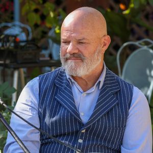 Philippe Etchebest, Parrain de la 3ème édition du "Festival Bon" qui se tiendra du 13 au 19 octobre 2025 à Bordeaux, en conférence de presse à la Maison du Jardinier, Parc Rivière à Bordeaux, le 2 octobre 2025. © Jean-Marc Lhomer/Bestimage