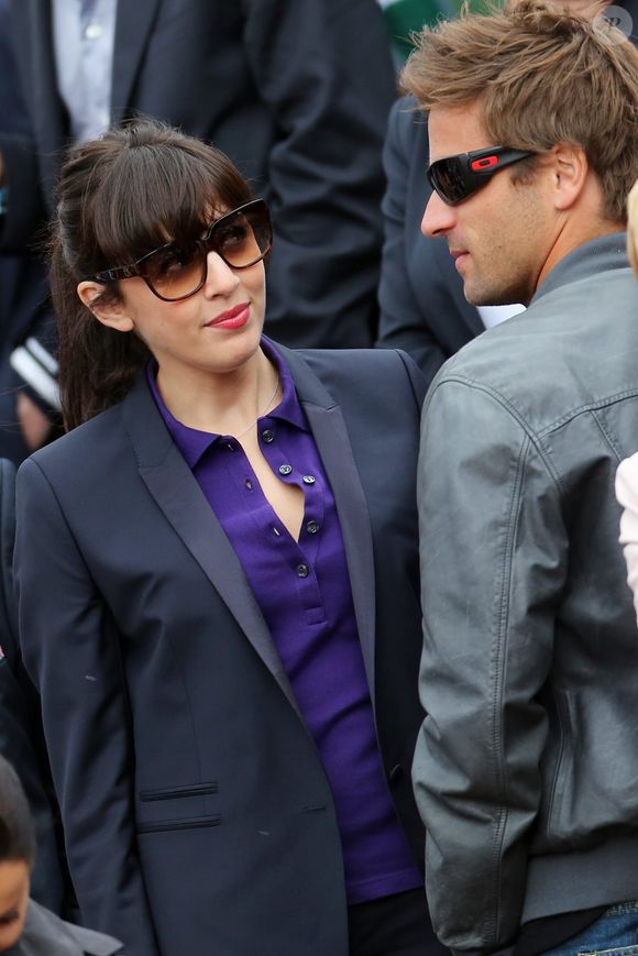 Nolwenn Leroy et Arnaud Clement assistent a Roland Garros le 9 juin 2012 

@RINDOFF-JACOVIDES / BESTIMAGE