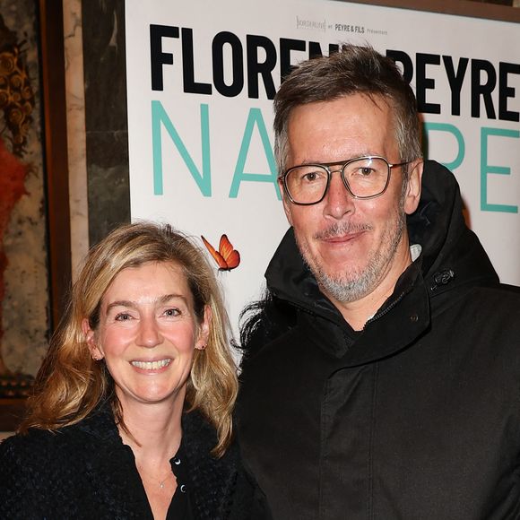 Exclusif - Jean-Luc Lemoine et sa compagne Adeline - Spectacle de Florent Peyre "Nature" au theatre Mogador à Paris. © Coadic Guirec/Bestimage