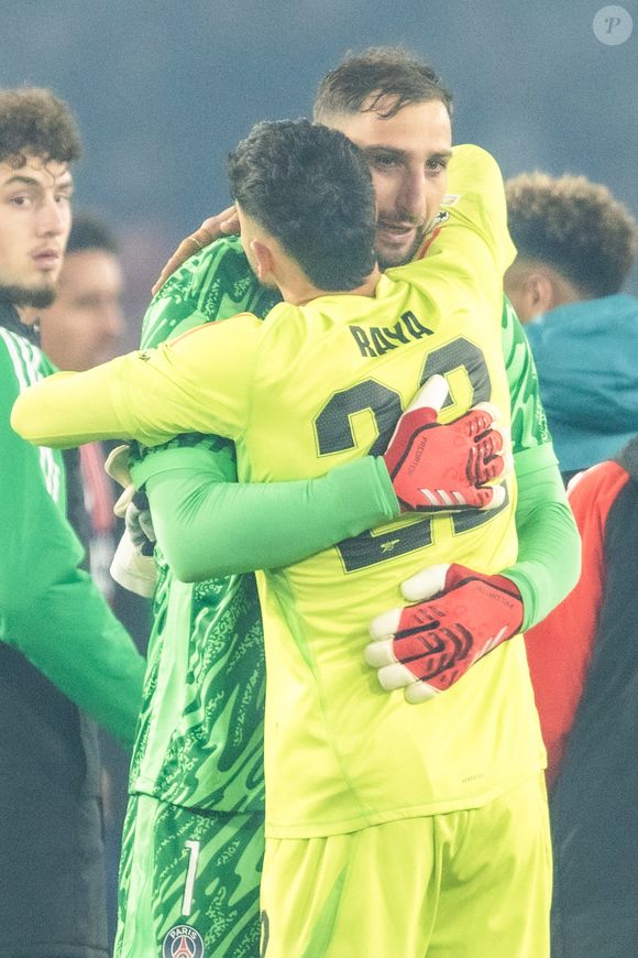 Gianluigi Donnarumma - Match retour de la Ligue Des Champions 2024-2025 (LDC) "PSG - Arsenal" (2-1) au Parc des Princes à Paris le 7 mai 2025. © Cyril Moreau/Bestimage