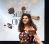 Mais également Yasmine Oughlis, qui a fait également sa dernière saison.
Yasmine Oughlis - Défilé du 26éme Salon du Chocolat en faveur de la l'association Mécénat Chirurgie Cardique au Parc des Expositions de la Porte de Versailles à Paris le 27 octobre 2021.
© Perusseau-Veeren/Bestimage