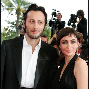 Michaël Cohen et Emmanuelle Béart - 61e Festival du film de Cannes 2008. Photo par Guillaume Gaffiot/Bestimage