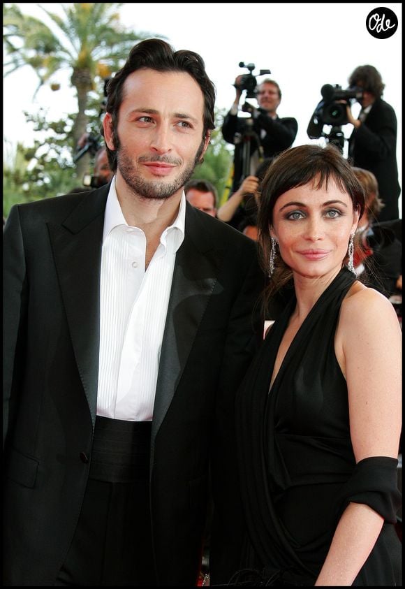 Michaël Cohen et Emmanuelle Béart - 61e Festival du film de Cannes 2008. Photo par Guillaume Gaffiot/Bestimage