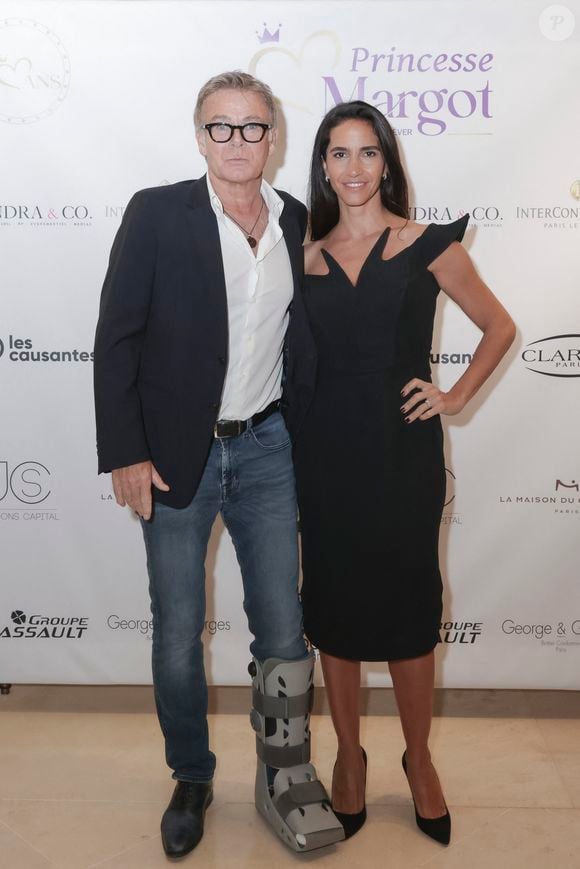 Exclusif - Franck Dubosc et sa femme Daniele - Personnalités au Gala pour les 10 ans de l'association "Princesse Margot", présenté par C.Beaugrand, à Paris. Le 15 novembre 2022
© Jack Tribeca / Bestimage
