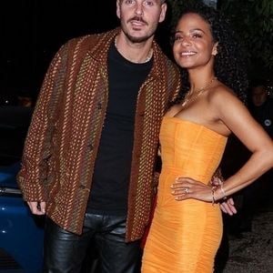 Exclusif - Christina Milian et son mari M. Pokora (Matt Pokora) à la sortie du restaurant Catch Steak House à West Hollywood, Los Angeles, Californie, Etats-Unis, le 6 janvier 2023. Backgrid USA / Bestimage