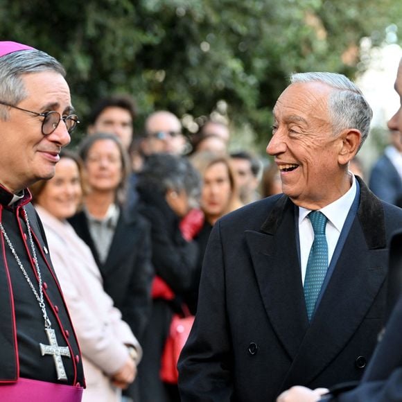 Le prince Albert II de Monaco et la princesse Charlene ont accueilli le président portugais Marcelo Rebelo de Sousa dans le cadre d'une visite d'Etat en Principauté, le 20 novembre 2025. © Bruno Bebert/Bestimage