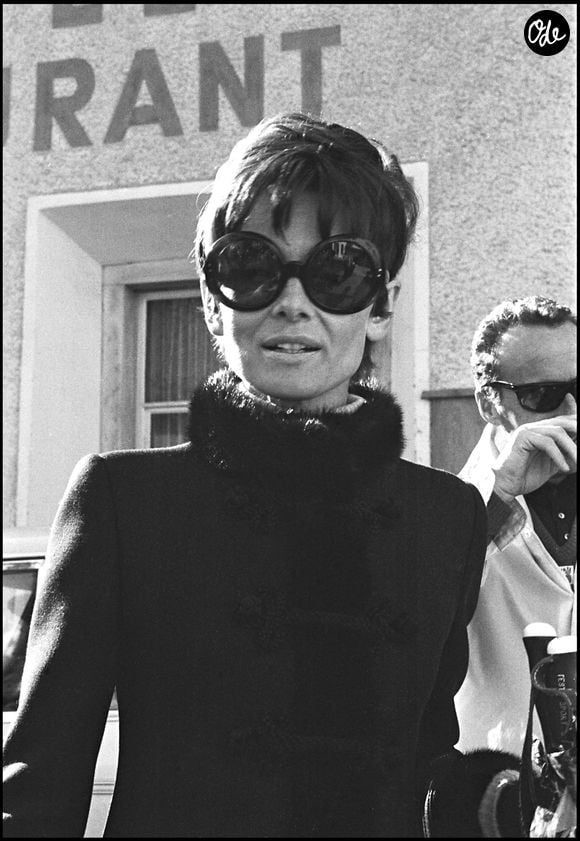 ARCHIVES – Audrey Hepburn à Saint-Moritz, en Suisse