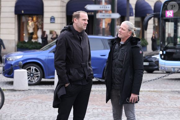 Stephen Brun et Emmanuel Petit arrivent à la cérémonie d'enterrement de Rolland Courbis à l'église de la Madeleine à Paris, France, le 14 janvier 2026. Rolland Courbis, ancien footballeur français, entraîneur et commentateur médiatique au franc-parler, est décédé à l'âge de 72 ans. Photo par Jerome Domine/ABACAPRESS.COM