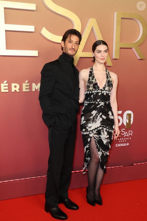 Pierre Niney, Anamaria Vartolomei - Photocall de la 50ème édition de la cérémonie des César à l'Olympia à Paris, France, le 28 février 2025 © Dominique Jacovides - Olivier Borde / Bestimage