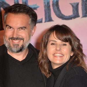 Maxime Chattam et sa femme Faustine Bollaert - Projection exceptionelle de "La Reine des Neiges 2 " au Grand Rex à Paris le 13 novembre 2019. © Veeren Ramsamy/Bestimage