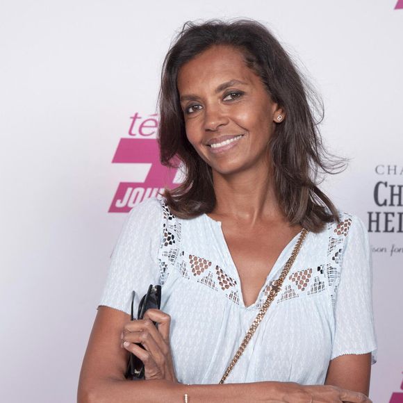 Exclusif - Karine Le Marchand - Soirée "Télé 7 Jours Summer Party" au restaurant "Monsieur Bleu" à Paris le 14 juin 2022. © Christophe Aubert via Bestimage