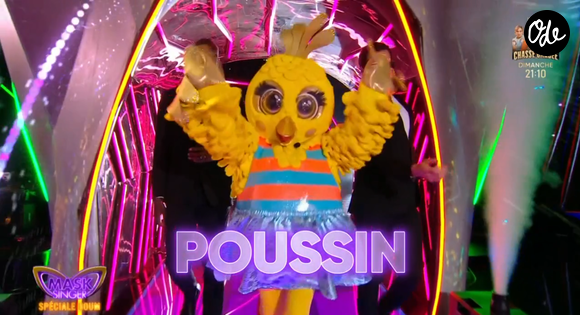 Le Poussin dans Mask Singer 9 - capture d'écran TF1