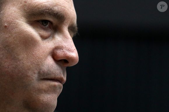 Xavier Niel, fondateur du groupe de télécommunications français Illiad - La maire de Paris donne une conférence de presse sur les communs numériques à la Station F, Paris, France, le 5 mars 2020. © Stéphane Lemouton / Bestimage