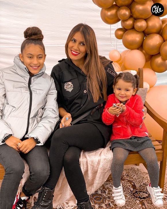 Wafa de "Koh-Lanta' avec ses filles Manel et Jenna, le 11 octobre 2020 Instagram