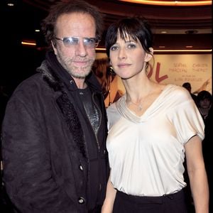 Christophe Lambert et Sophie Marceau - Première du film "Lol" au cinéma Gaumont Marignan à Paris. Coadic Guirec / Bestimage