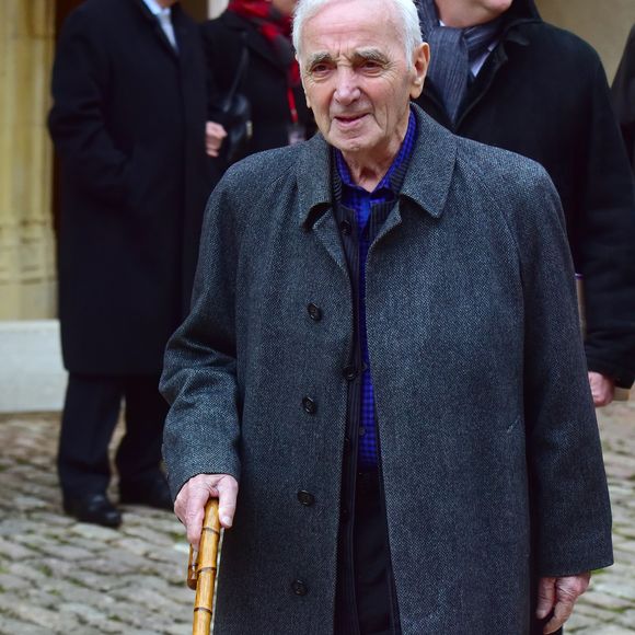 Charles Aznavour durant la 157ème vente aux enchères des vins des Hospices de Beaune à Beaune le 19 novembre 2017. © Giancarlo Gorassini/Bestimage