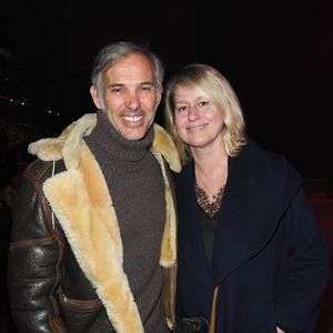 Exclusif - Paul Belmondo et Luana Belmondo - People en backstage lors du deuxième jour du concert de Patrick Bruel lors de sa tournée "Ce soir on sort..." à Paris La Défense Arena le 7 décembre 2019. © Coadic Guirec/Bestimage
