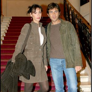 Archives : Mathilda May & Philippe Kelly à l'avant première du film ' L'enfant au violon ' au théatre des Champs Elysees @Guillaume Gaffiot/Bestimage