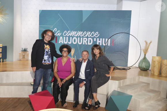 Exclusif - Laurent Karila, Amina Yamgnane, Marc Geiger, Faustine Bollaert - - La nouvelle saison de l'émission "ça commence aujourd'hui" sur France 2.

Paris le 1er septembre 2023.

© Jack Tribeca / Bestimage