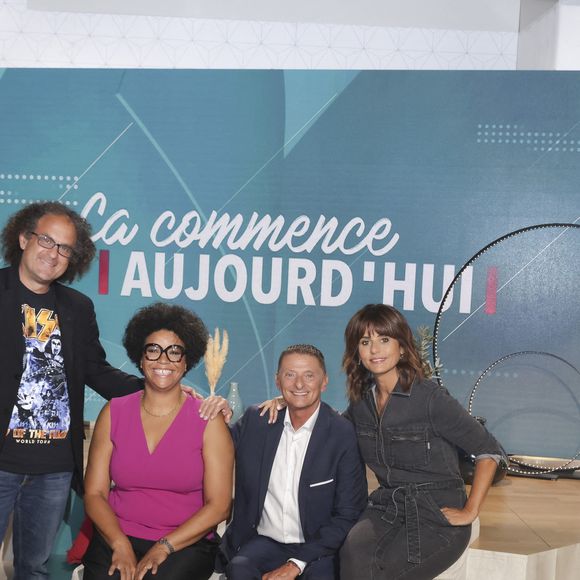Exclusif - Laurent Karila, Amina Yamgnane, Marc Geiger, Faustine Bollaert - - La nouvelle saison de l'émission "ça commence aujourd'hui" sur France 2.

Paris le 1er septembre 2023.

© Jack Tribeca / Bestimage