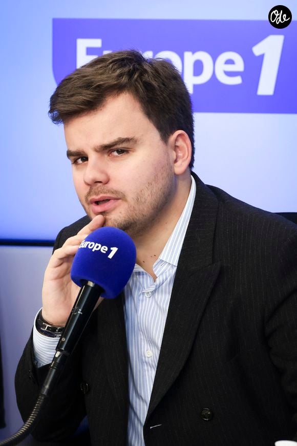 Exclusif - Gauthier Le Bret sur le plateau de l'émission "On marche sur la tête" en direct sur Europe 1 le 29 janvier 2025.
© Jack Tribeca / Bestimage