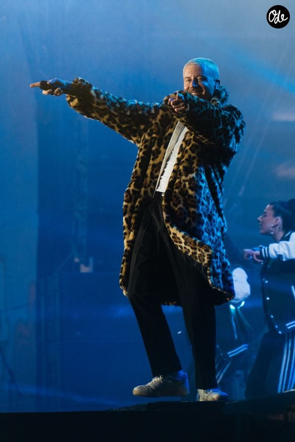 Les festivaliers ont pu se consoler avec Macklemore, venu clôturer le festival.
Macklemore - Festival Lollapalooza à Paris le 20 juillet 2025. © Alexande Fumeron/Bestimage