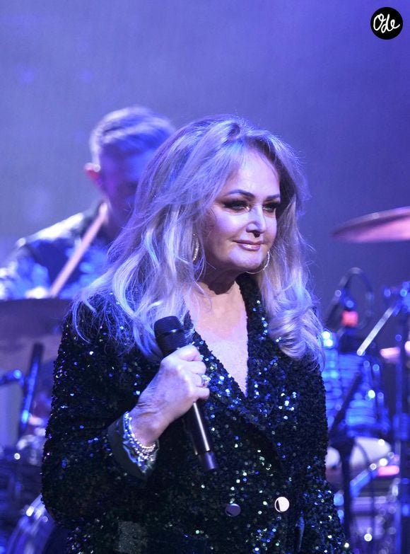 Bonnie Tyler en concert à L'Amphithéâtre 3000 du Centre de Congrès de Lyon, France, le 11 décembre 2023. © MPP/Bestimage