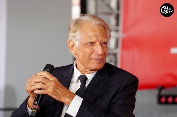 Dominique de Villepin lors de la "Fête de L'Humanité 2024" sur l'ex-base aérienne 217 au Plessis-Pâté le 15 septembre 2024. © Anne-Sophie Guebey/Bestimage