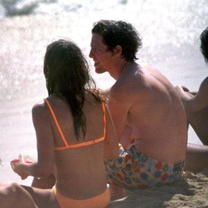 Hugh Grant et Elizabeth Hurley en vacances à Saint Barthélemy.
© Bestimage