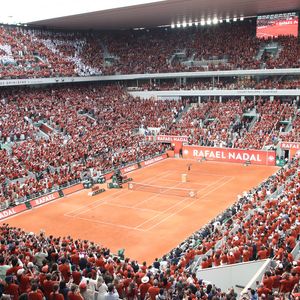 Hommage à Rafael Nadal et à ses 14 victoires sur la terre battue de Roland Garros lors des Internationaux de France de Tennis de Roland Garros 2025 - Jour 01 à Paris le 25 Mai 2025. 

© Bertrand Rindoff / Bestimage