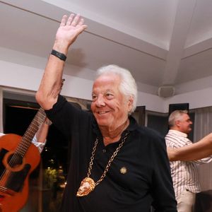 Massimo Gargia lors de la fête d'anniversaire de M.Gargia (85 ans)  à l'Hôtel de Paris à Saint-Tropez le 20 août 2025.

© Franz Chavaroche / Bestimage