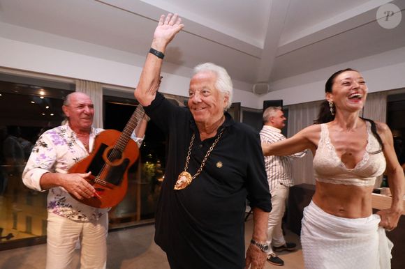 Massimo Gargia lors de la fête d'anniversaire de M.Gargia (85 ans)  à l'Hôtel de Paris à Saint-Tropez le 20 août 2025.

© Franz Chavaroche / Bestimage