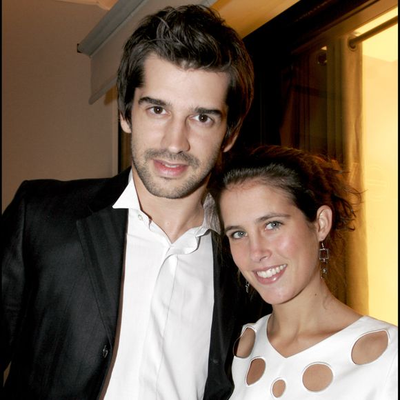 Clémence Castel et Mathieu Johann lors du lancement de la l'opération Ela chez Cartier. Photo par CYRIL MOREAU / BESTIMAGE
