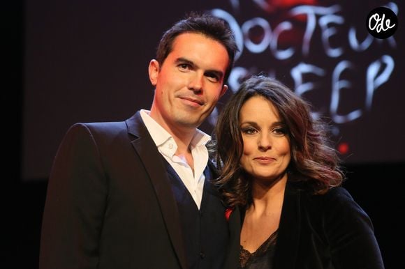 Maxime Chattam et Faustine Bollaert - Paris, le 16 novembre 2013 - Débat avec Stephen King au Grand Rex 
©VEEREN / BESTIMAGE