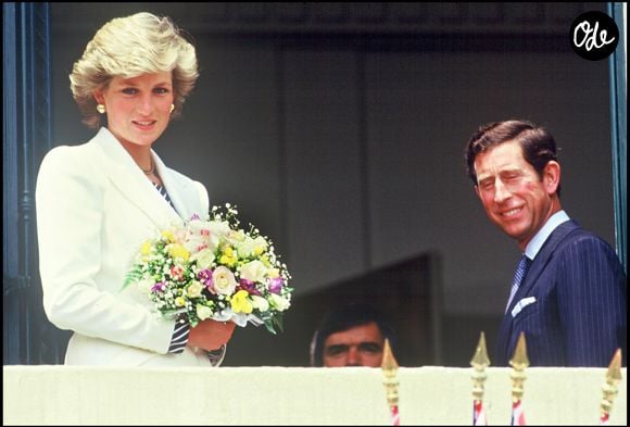 Archives - La Princesse Lady Diana et le prince Charles au Festival de Cannes. 
Crédit : ANGELI-RINDOFF / BESTIMAGE