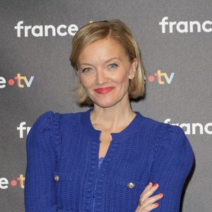 Maya Lauqué - Photocall à l'occasion des 40 ans de l'émission "Télématin" au siège de France Télévisions à Paris le 6 février 2025. © Coadic Guirec/Bestimage