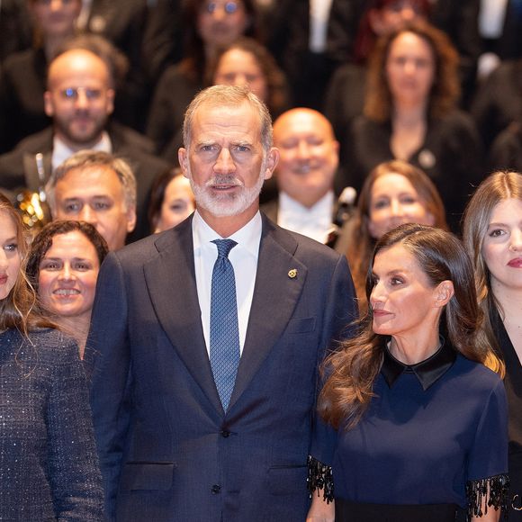 Héritière au trône, la jeune femme est de plus en plus présente.

Le roi Felipe VI, la reine Letizia, la princesse héritière Leonor et la princesse Sofia assistent au concert de clôture de la 33ème Semaine musicale à Oviedo. Photo by LALO YASKY / BESTIMAGE