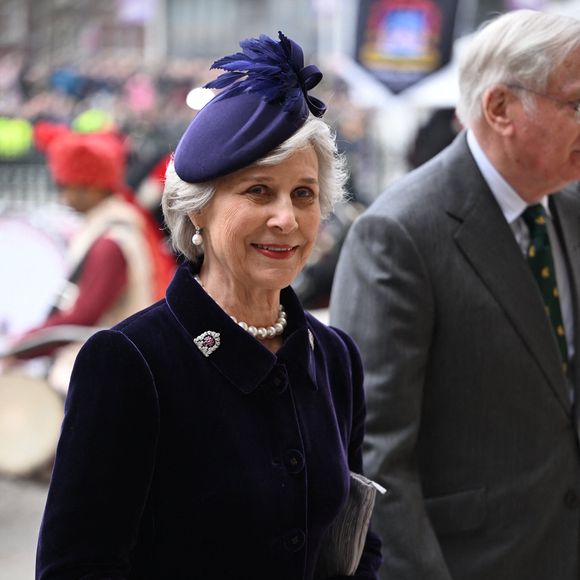 Brigitte van Deurs, duchesse de Gloucester - La famille royale britannique célèbre le 76ème Commonwealth Day à l'abbaye de Westminster à Londres, le 10 mars 2025.