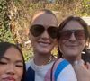 "Joyeux anniversaire ma Talie. Tendresse infinie pour toi aujourd'hui et toujours. Nous t'aimons", a t-elle glissé en légende d'une de ses publications.
Laeticia Hallyday à l'anniversaire de son amie Talie accompagnée par ses deux filles Jade et Joy. (Capture d'écran Instagram ce lundi 24 février 2025).