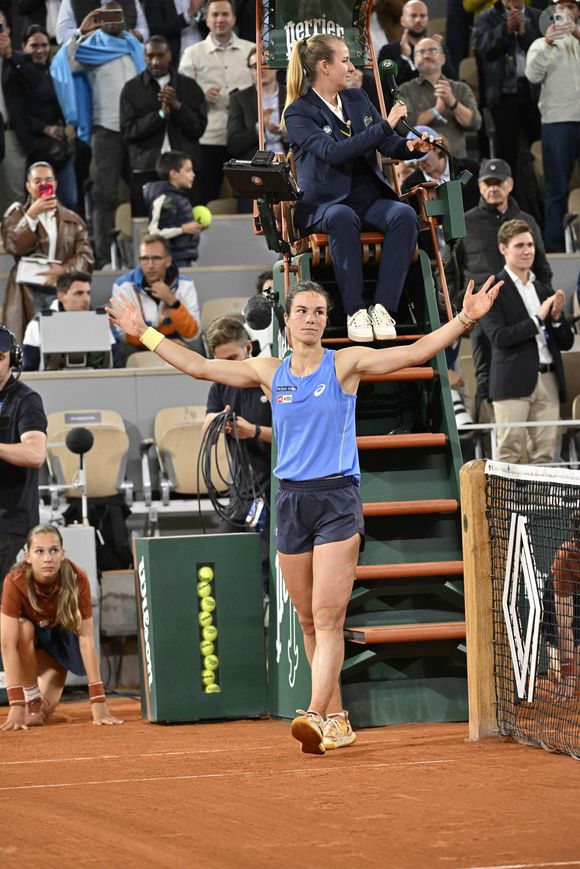 Loïs Boisson lors des internationaux de France de Tennis de Roland Garros. © Chryslene Caillaud/PsnewZ/Bestimage